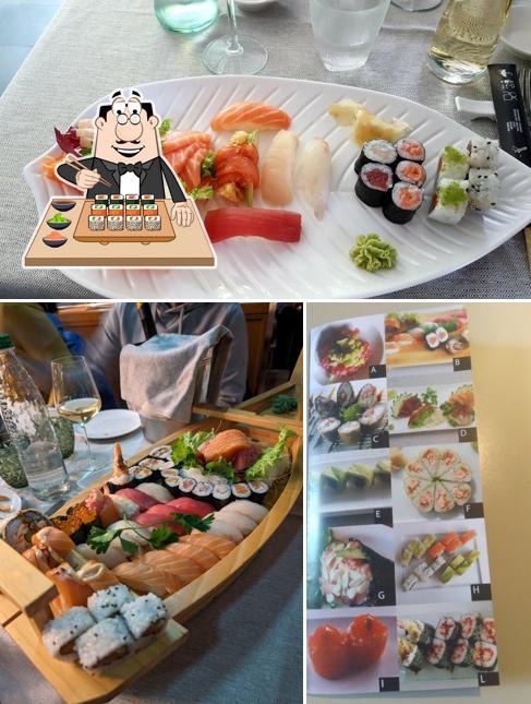 Wählt verschiedene Sushi-Optionen