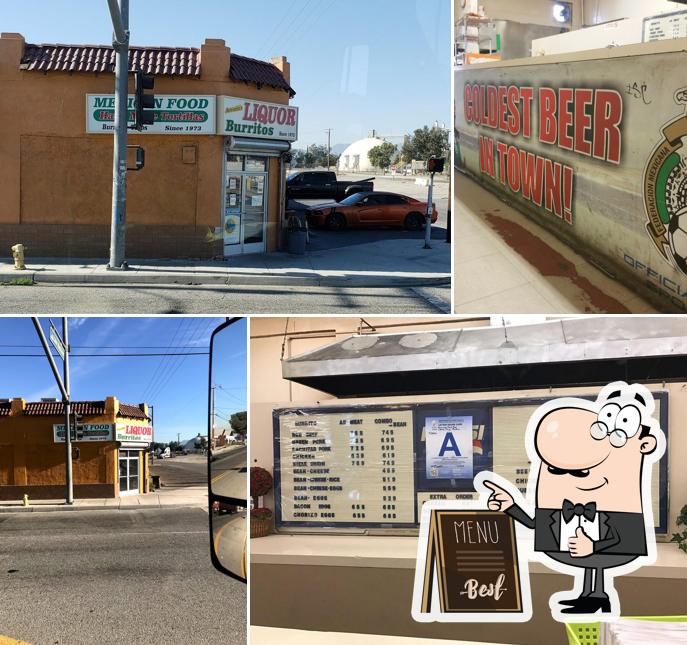 Acevedo's Market Liquor and Burritos in Fontana Restaurant menu and