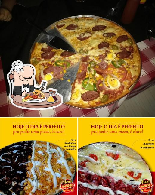 No Pizzaria Maná, você pode provar pizza