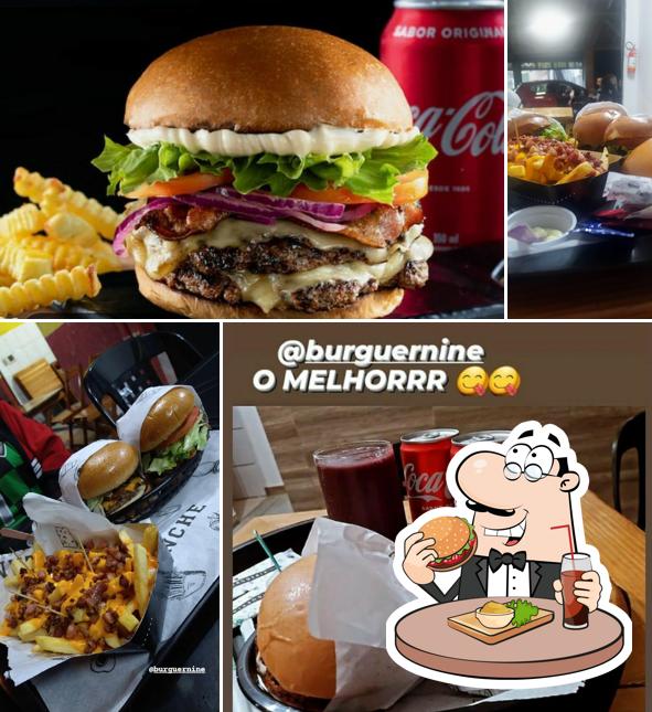 Experimente um hambúrguer no Burguer Nine