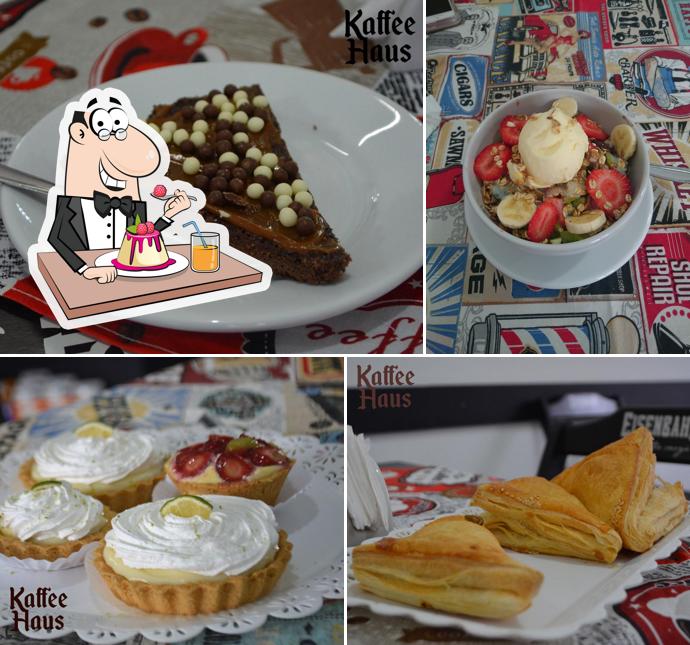 Kaffee Haus - Padaria e Cafeteria provê uma variedade de pratos doces