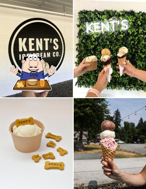 Food at Kent's Ice Cream Co