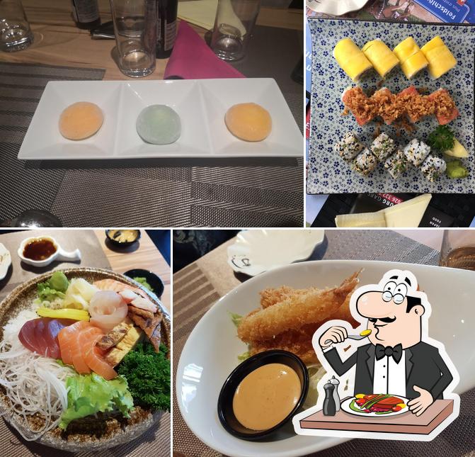 Food at Sushi Kai Restaurant