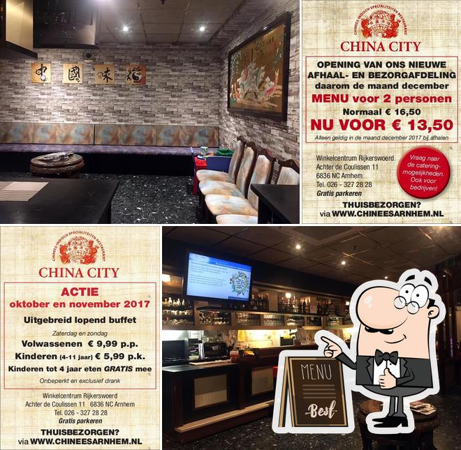 China city, Arnhem Restaurant menu and reviews