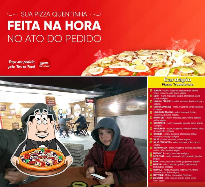 No Dom Moretto, você pode pedir pizza