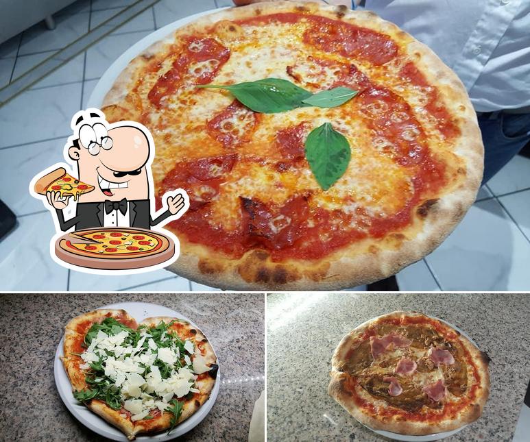 A Il Giusto GUSTO, puoi assaggiare una bella pizza