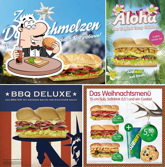 Essayez un hamburger à Subway