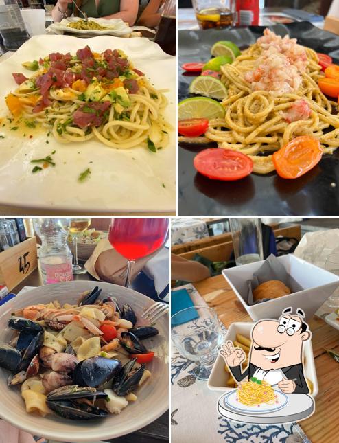 Spaghetti alla carbonara al Shany Restaurant