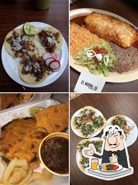 Platos en El Nopal Mexican Food