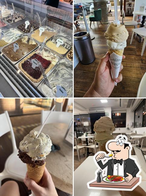 Platos en Gelato Borelli