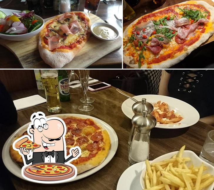 Try out pizza at Prezzo Italian Restaurant Letchworth
