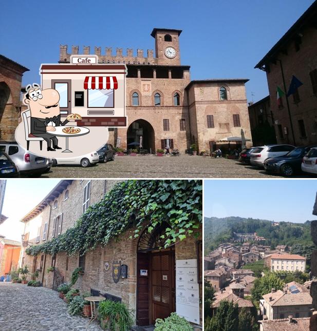 L'espace ouvert est une importante caractéristique de Piccola Osteria del Borgo