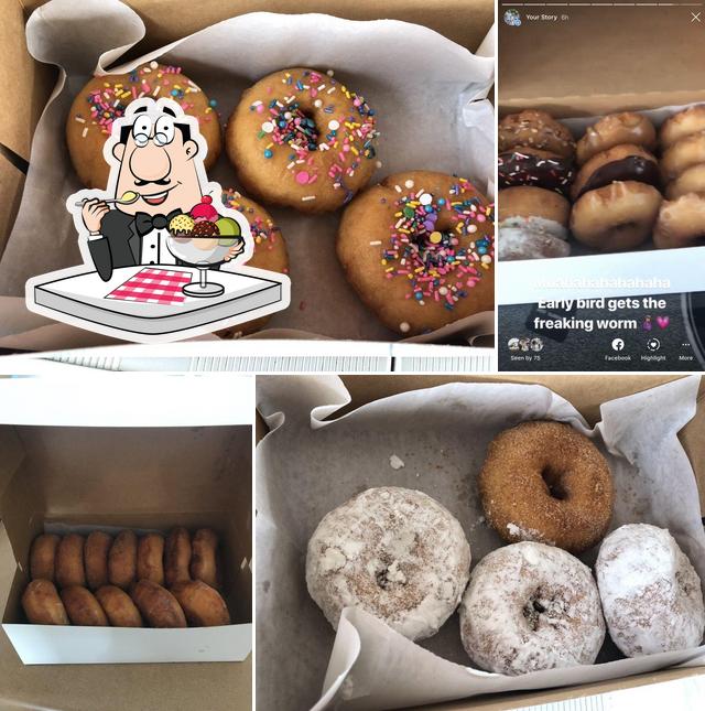 Weber's Little Donut Shop Cape San Blas offers a selection of sweet dishes