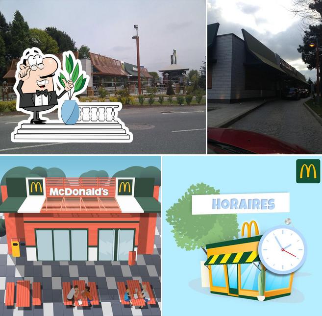 The exterior of McDonald's