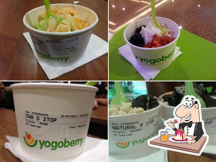 Yogoberry provê uma variedade de pratos doces