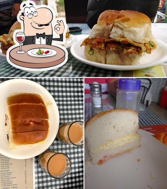 Food at Irani Corner (Irani Chai And Bun Maska)