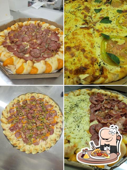 Peça diferentes tipos de pizza