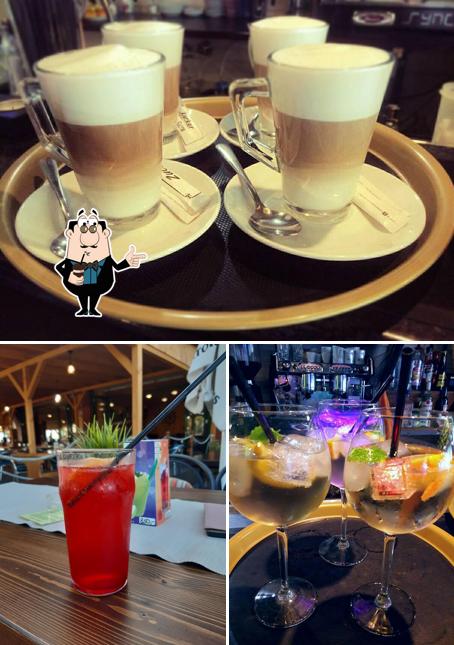 Enjoy a drink at Café Móló