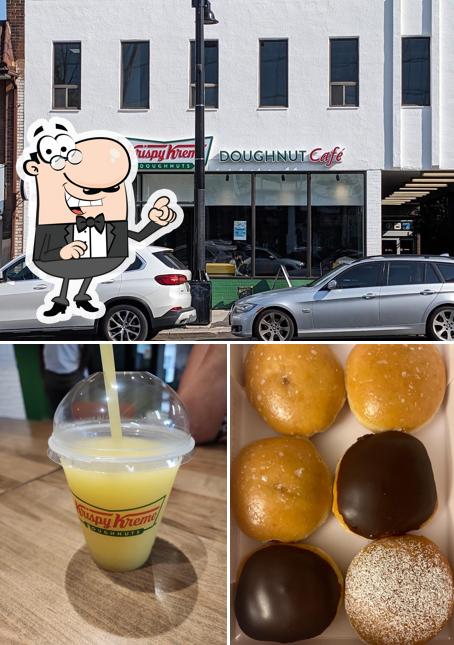 L'extérieur de Krispy Kreme Café