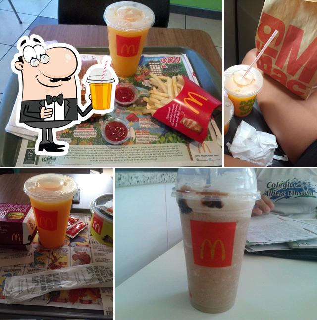 McDonald's serve uma variedade de drinques