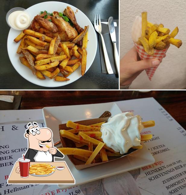 Dégustez des pommes frites à De Zeesteeg