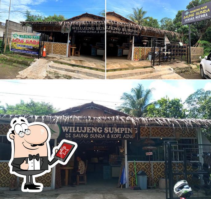 The exterior of Saung Sunda & Kopi Aing