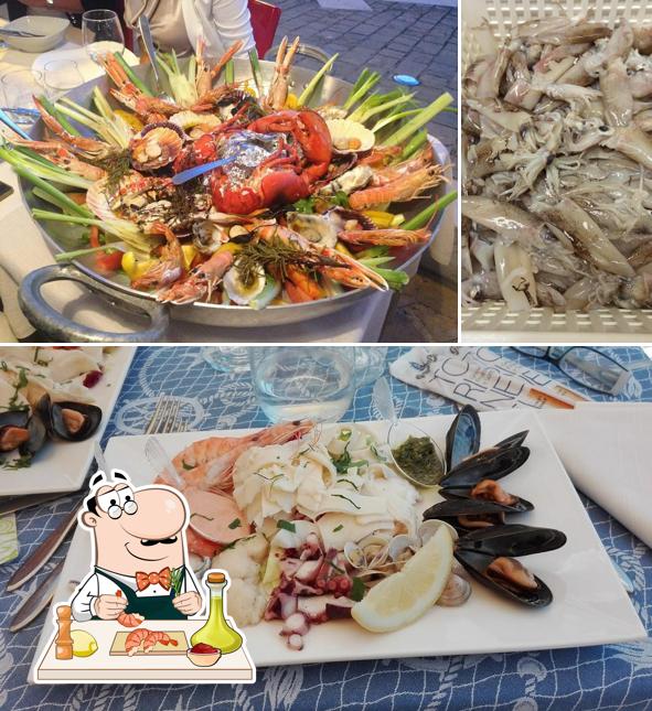 "Ristorante Ca' Nostra" предоставляет широкий ассортимент блюд из морепродуктов