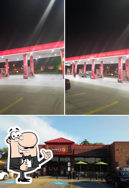 See this picture of Sheetz