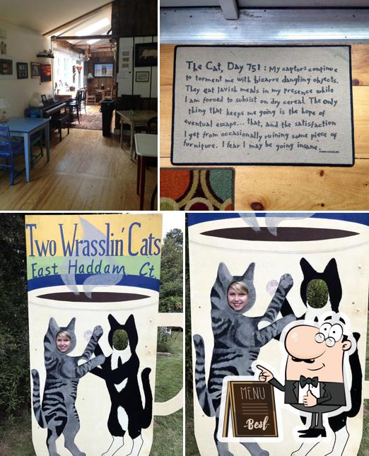 Two Wrasslin' Cats Coffee House & Cafe, East Haddam Carta del