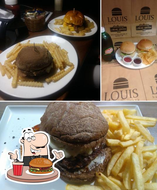 Hambúrguer em Louis Hamburgueria