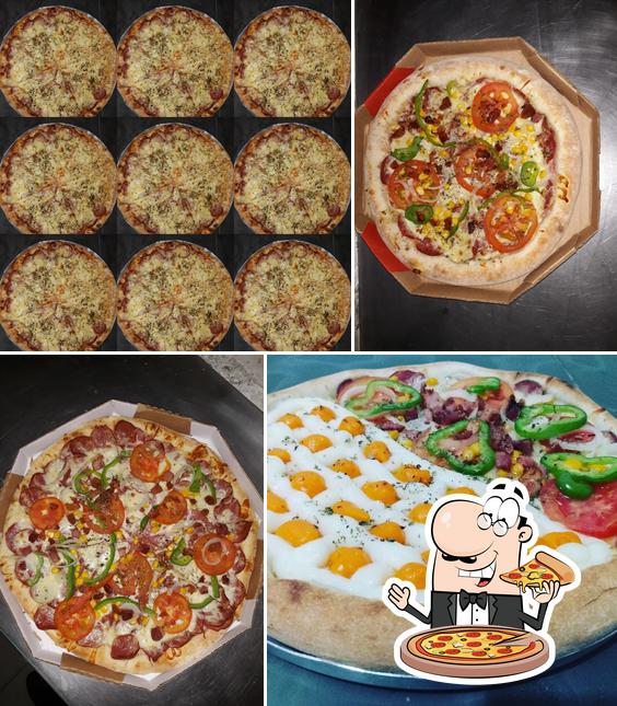 Peça diferentes estilos de pizza