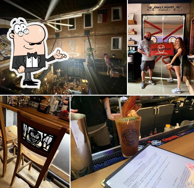 Owls Roost Brewery in Franklinton Restaurant menu and reviews