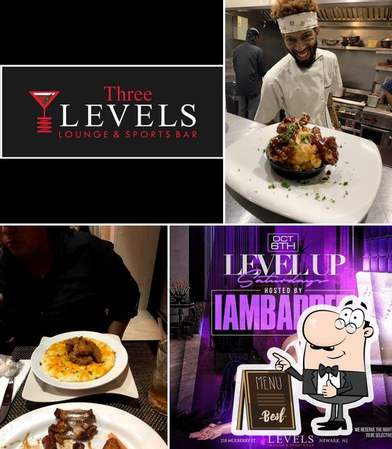 Three Levels Lounge & Sports Bar in Newark Restaurant menu and reviews