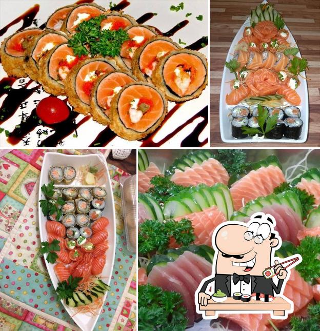 Sushi rolls are offered by Familia Sushi Delivery S/M