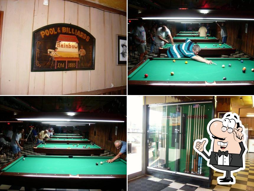 Rainbow Billiards in Easley Restaurant menu