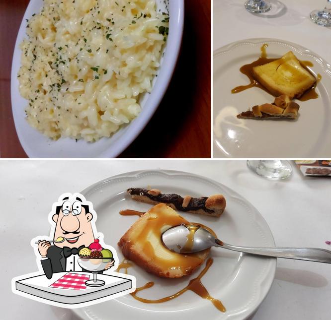 Restaurante Pignattela provê uma gama de sobremesas