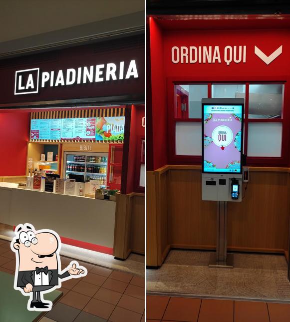 Gli interni di La Piadineria