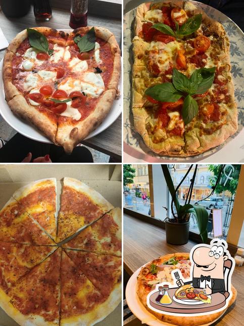 Bei Piccolo Pizzeria Bar könnt ihr Pizza kosten 