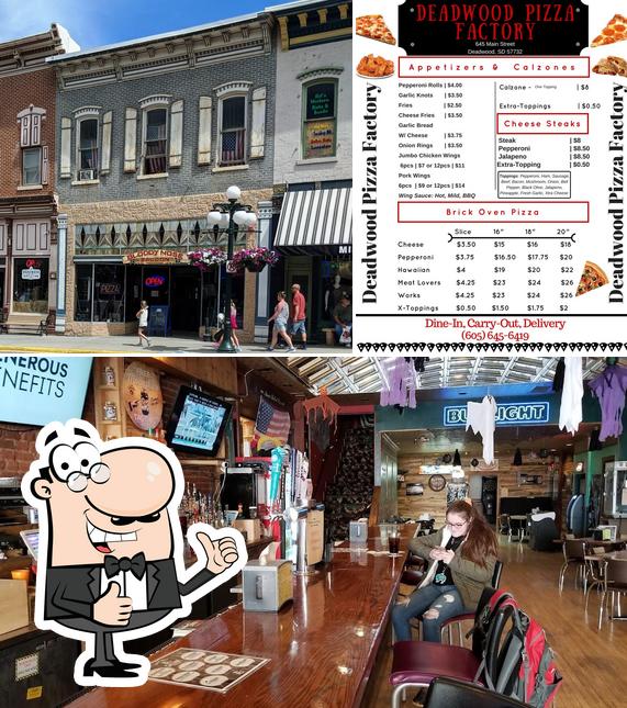 Deadwood Pizza Factory in Deadwood Restaurant menu and reviews