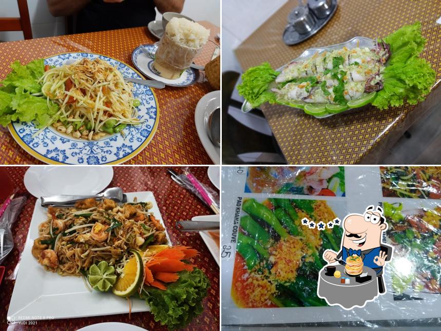 Comida em Thai E-San Restaurante Tailandês