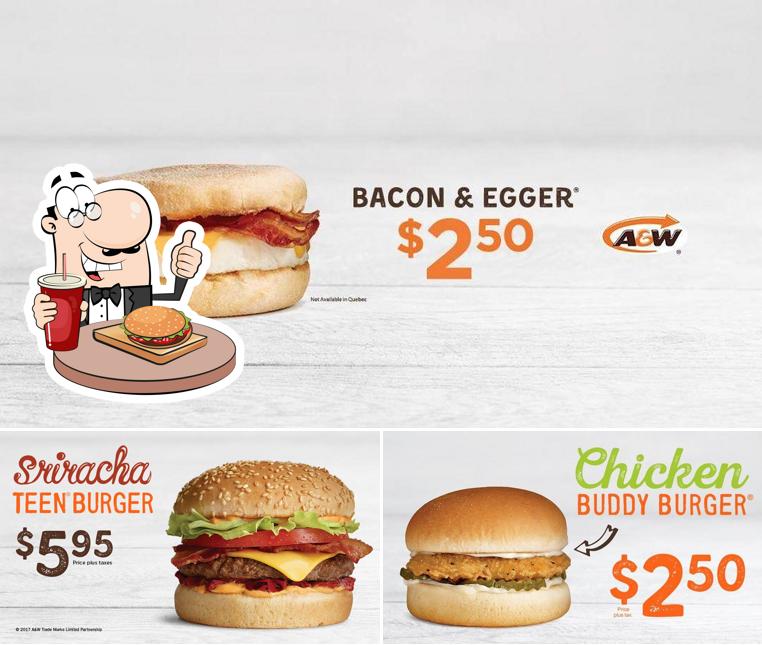 Essayez un hamburger à A&W Canada