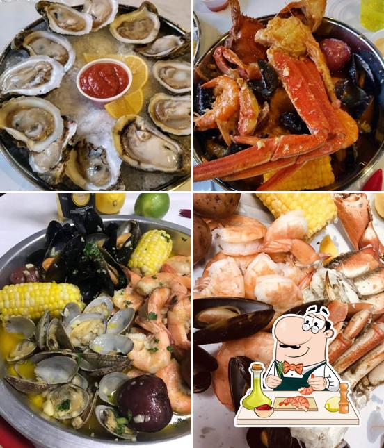 Crab Island Cajun Seafood Express in New Rochelle Restaurant menu and