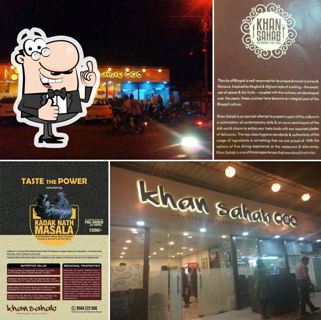 Here's a picture of Khan Sahab Restaurant - Best Non-Veg Restaurants Biryani Mughlai Restaurant