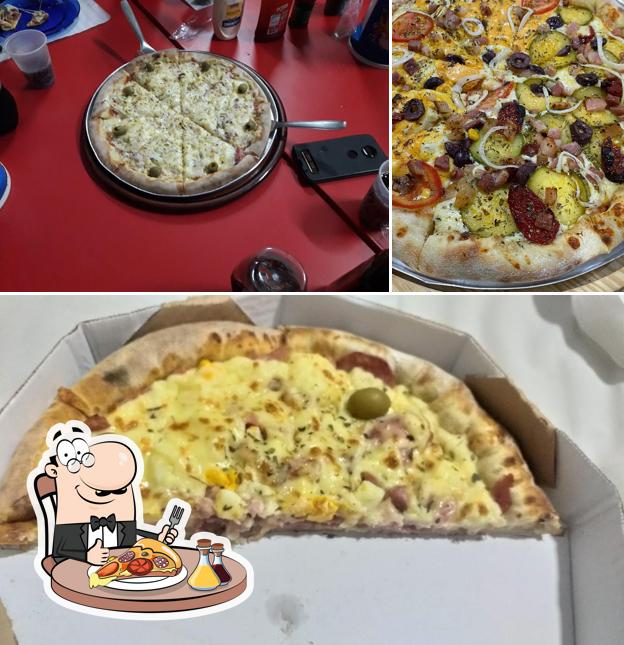 Experimente pizza no Pizzaria E Esfiharia Souza