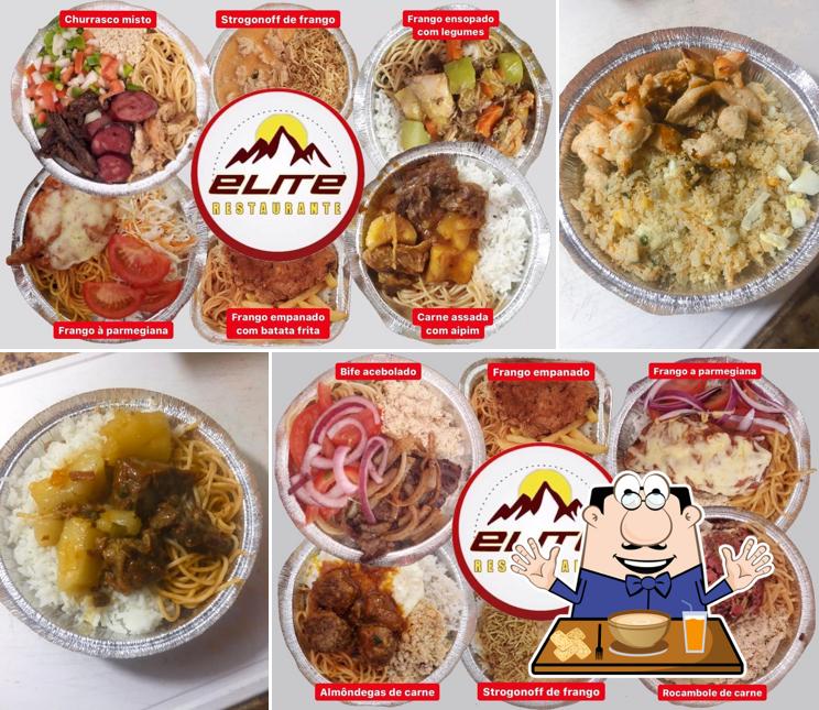 Sanduíche de carne de porco desfiada em Elite Restaurante