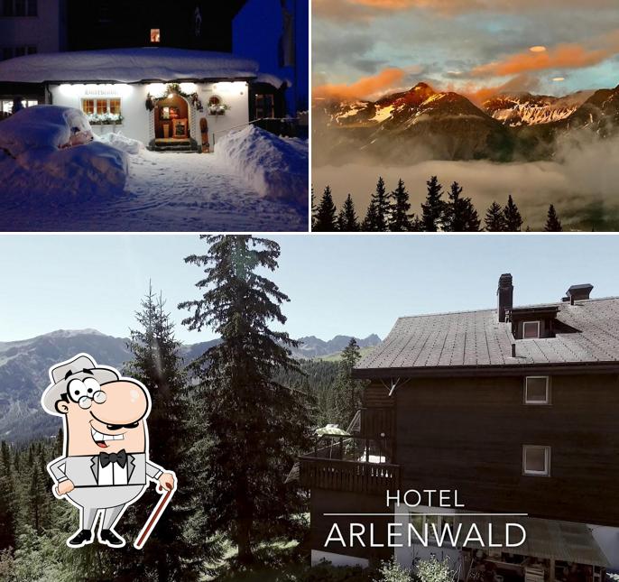 Gli esterni di Arlenwald Hotel Arosa AG