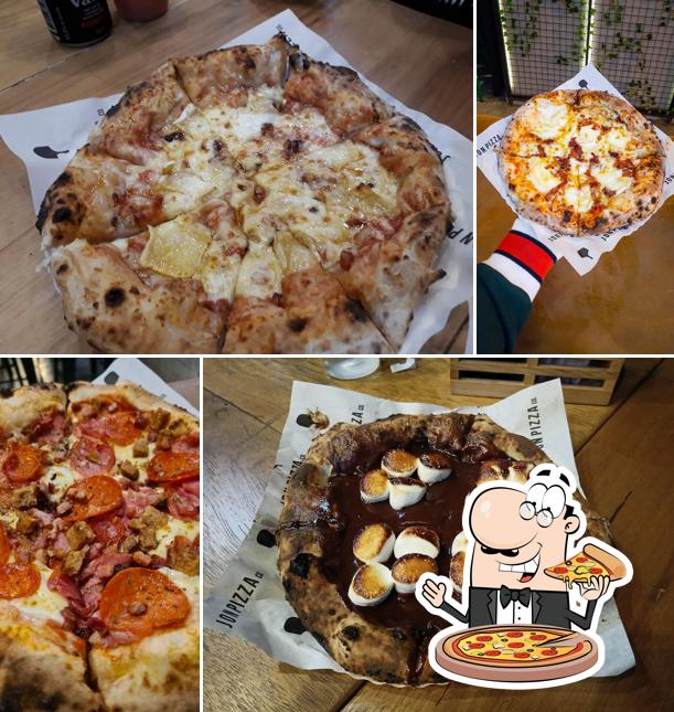 No Jon Pizza Co., você pode provar pizza