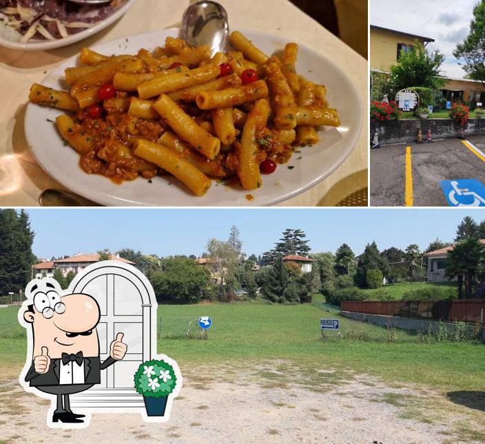 Tra le diverse cose da Osteria Del Centenate si possono trovare la esterno e cibo