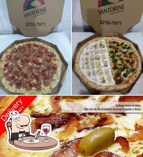 Comida em Santorine Pizzaria Delivery