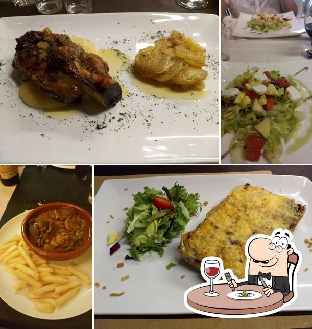 Еда в "Restaurant la Guita"